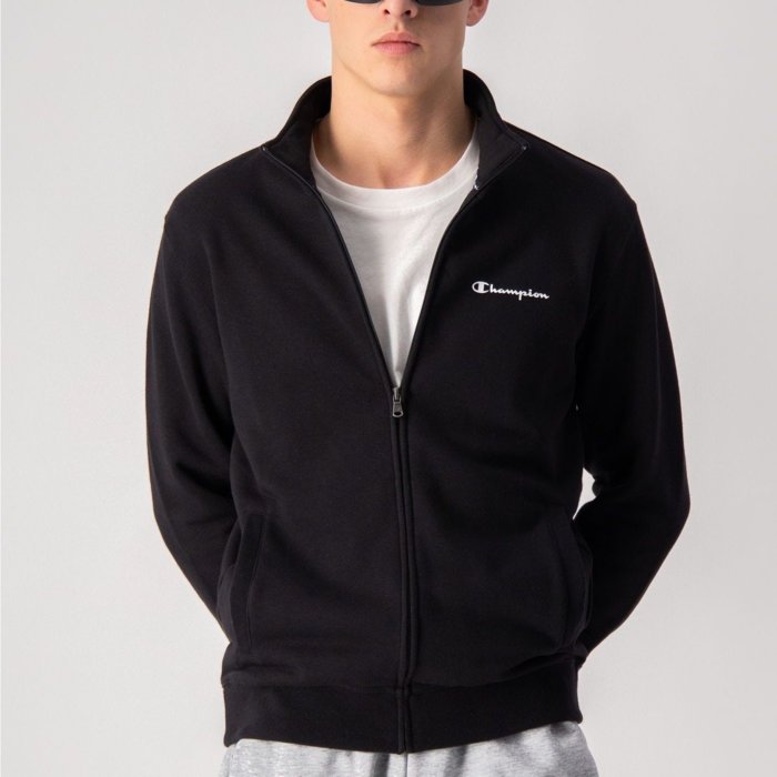 Mikina CHAMPION čierna Full Zip Sweatshirt 218290 KK001 NBK