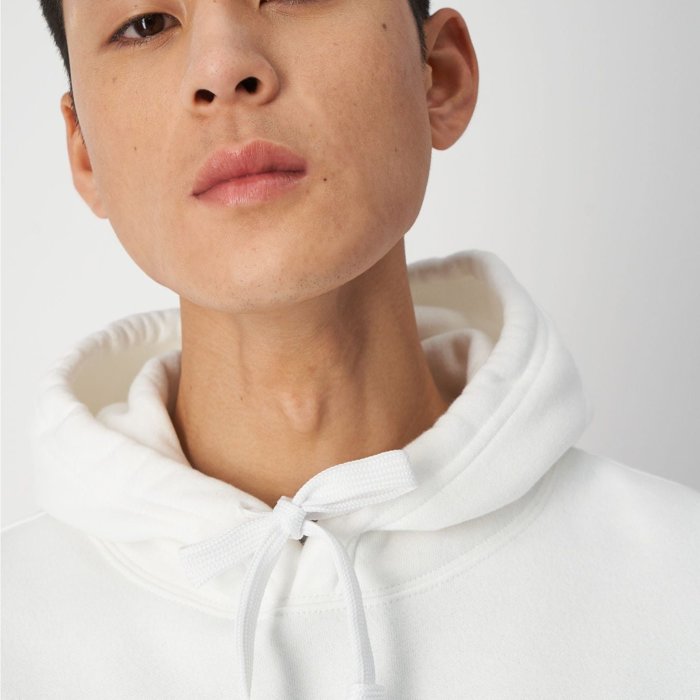 Mikina CHAMPION biela Hooded Sweatshirt 220258 WW001 WHT