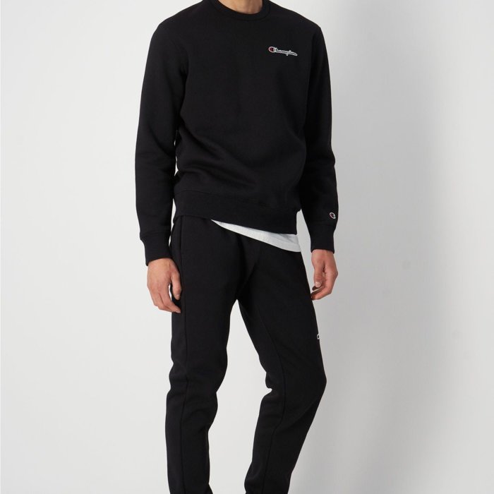 Mikina CHAMPION čierna Crewneck Sweatshirt 217863 KK001 NBK