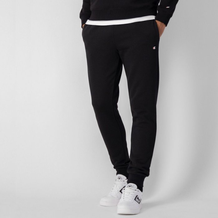 Tepláky CHAMPION čierne M RIB CUFF PANTS 218341 KK001 NBK