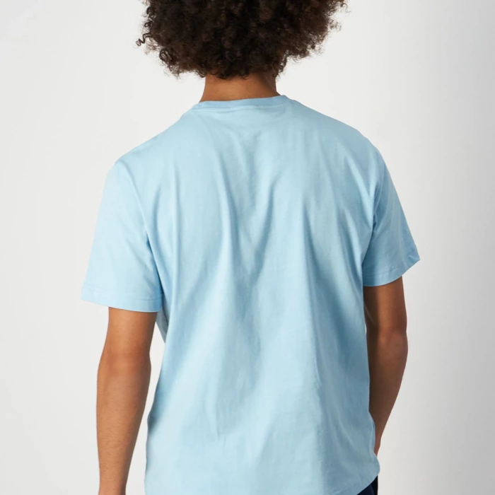 Tričko CHAMPION modrá Crewneck T Shirt 218490 WBS111 PRB