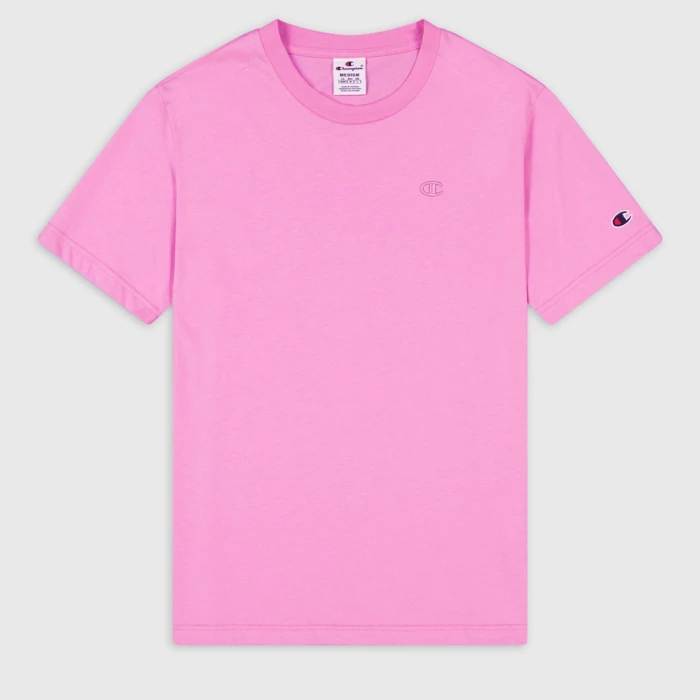 Tričko CHAMPION ružové Crewneck T Shirt 218496 PS179 PTP