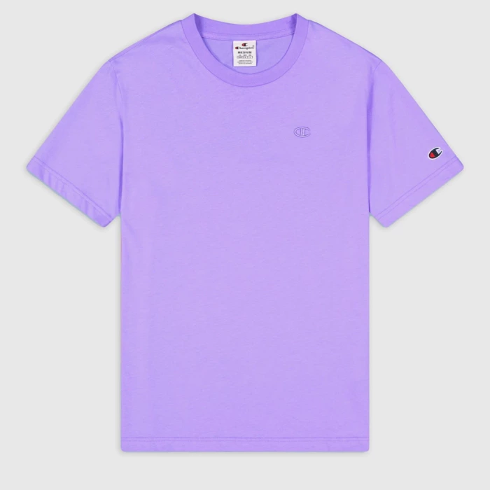 Tričko CHAMPION fialové Crewneck T Shirt 218496 VS048 PAU