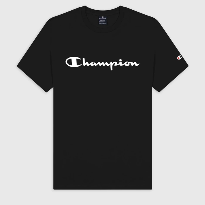 Tričko CHAMPION čierne Crewneck T Shirt 218531 KK001 NBK