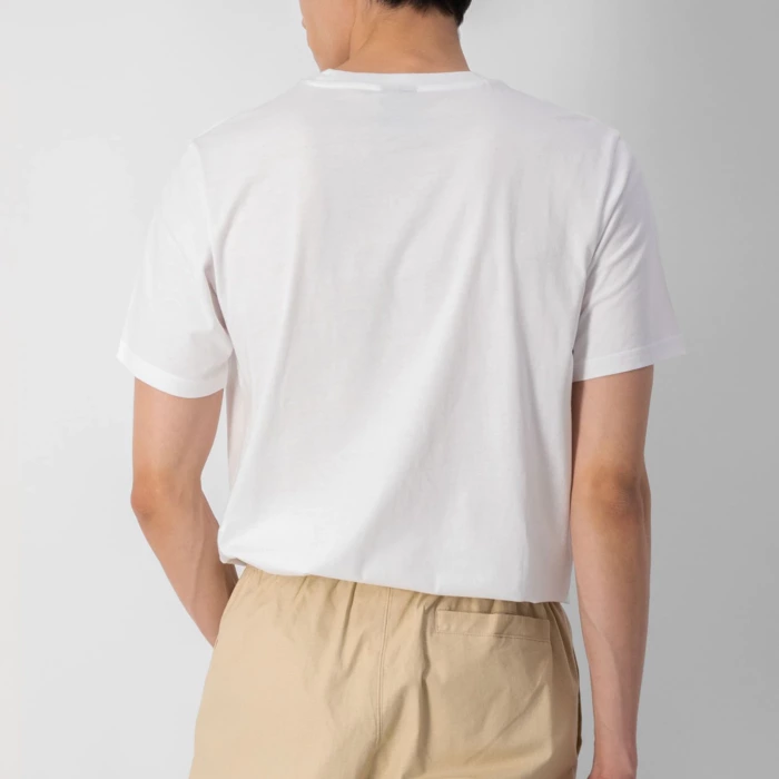 Tričko CHAMPION biele Crewneck T Shirt 218531 WW001 WHT