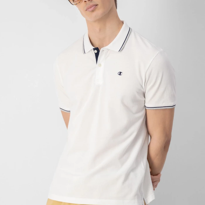 Polokošeľa CHAMPION biela POLO 218755 WW001 WHT