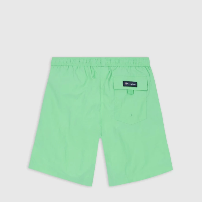Šortky Champion zelené Logo Beachshorts 218976 GS026 SGB