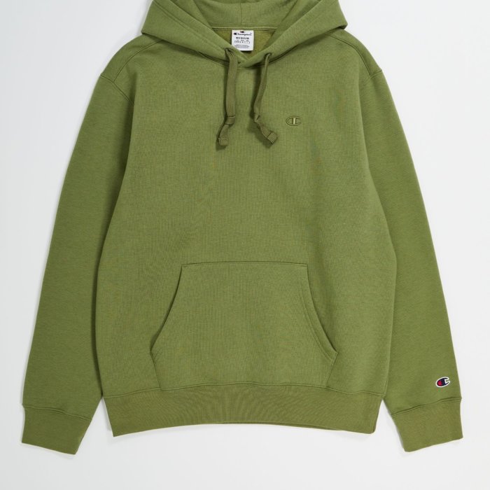 Mikina CHAMPION zelená Hooded Sweatshirt 219065 GS554 CPO