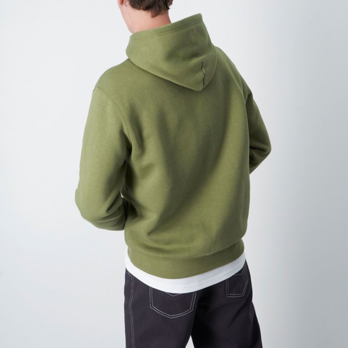 Mikina CHAMPION zelená Hooded Sweatshirt 219065 GS554 CPO