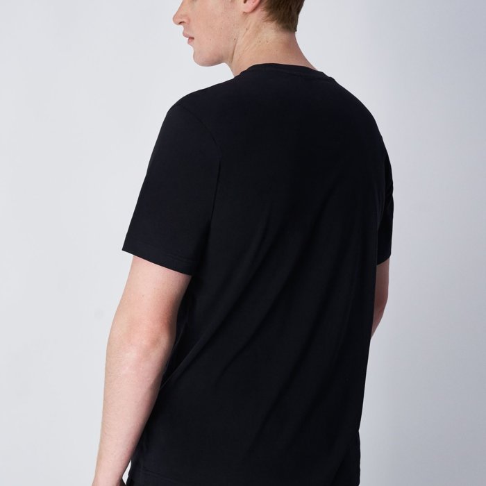 Tričko CHAMPION čierne Crewneck T Shirt 219206 KK001 NBK