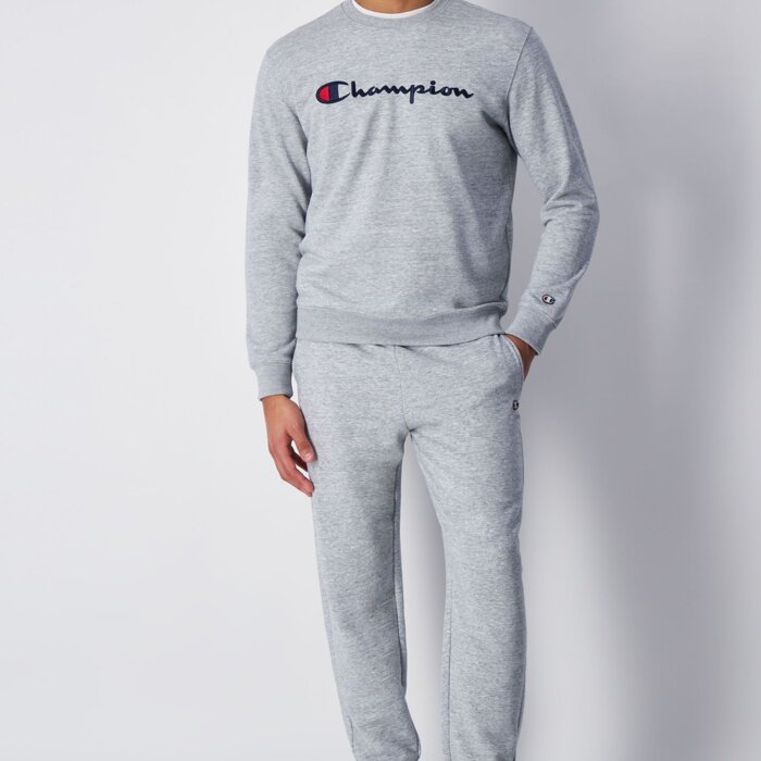 Tepláky CHAMPION sivé M RIB CUFF PANTS 219896 EM021 NOXM