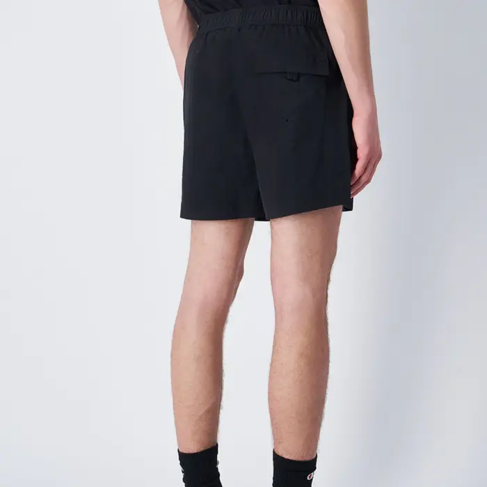Šortky Champion čierne Logo Beachshorts 219979 KK001 NBK
