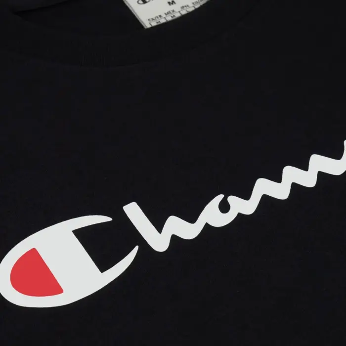 Tričko CHAMPION čierne Crewneck T Shirt 220256 KK001 NBK