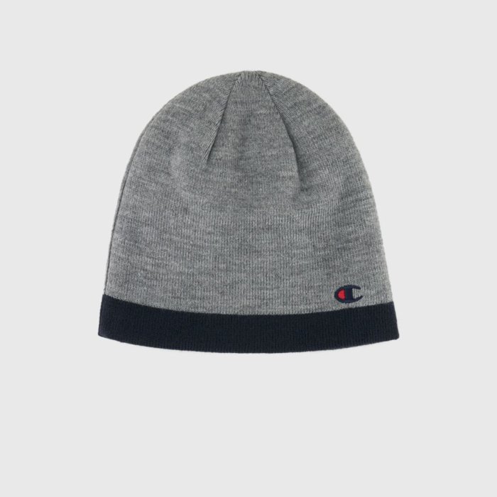 Čiapka Champion modro/sivá Reversible Beanie 802407 EM021 NOXM/NNY