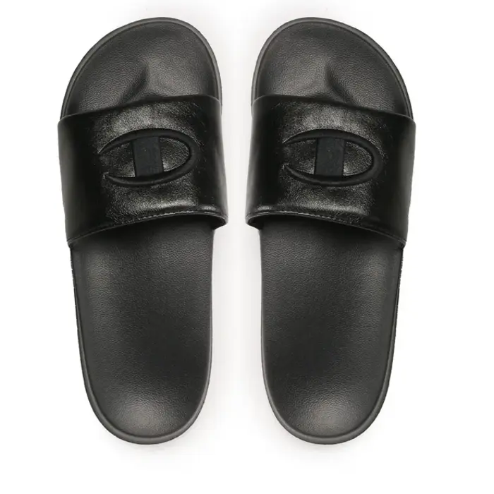 Šľapky CHAMPION čierne MIAMI PLATFORM Slide S11561 KK001 NBK