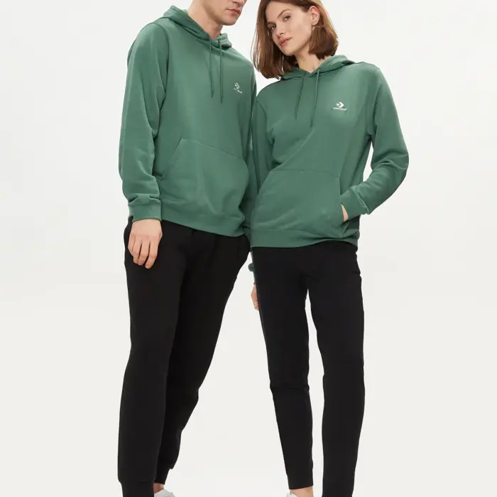Mikina Converse zelená STANDARD FIT LEFT CHEST STAR C 10023874 A36