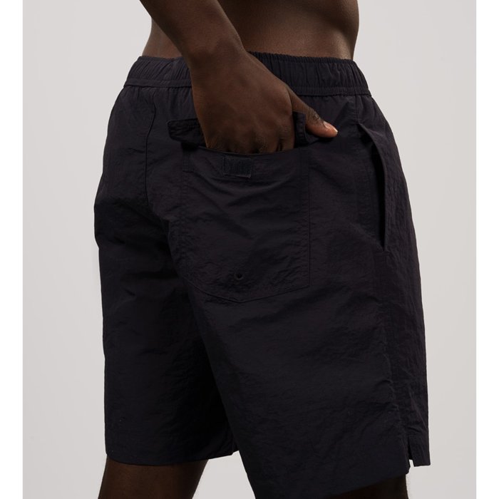 Šortky Champion čierne Logo Beachshorts 216068 KK003 NBK/BG