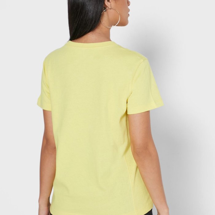 Tričko CHAMPION žlté Crewneck T Shirt 110992 YS046 ACA