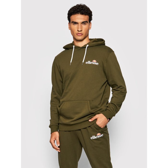 Mikina ELLESSE zelená PRIMERO OH Hoody SHS08781 506 KHAKI