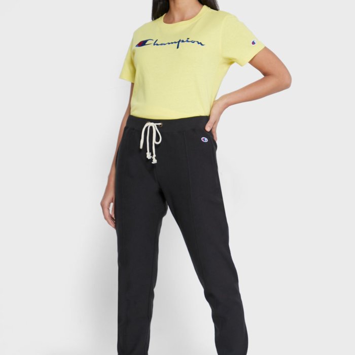 Tričko CHAMPION žlté Crewneck T Shirt 110992 YS046 ACA