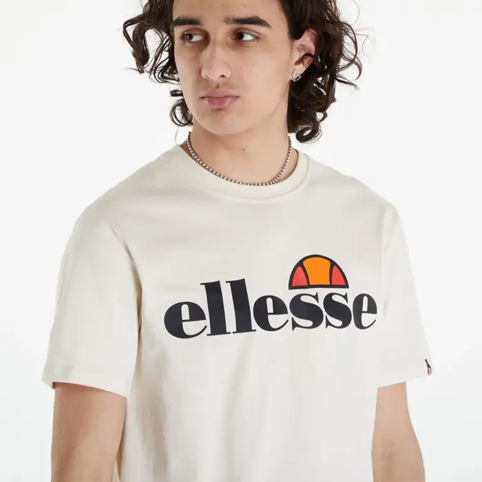 Tričko ELLESSE kémové T SHIRT SL PRADO SHV07405 904 OFF WHT