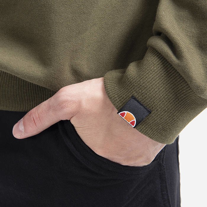 Mikina ELLESSE zelená FIERRO Crew Sweatshirt SHS08784 506 KHAKI