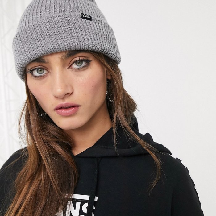 Čiapka VANS sivá MN CORE BASICS BEANI VN000K9YHTG1