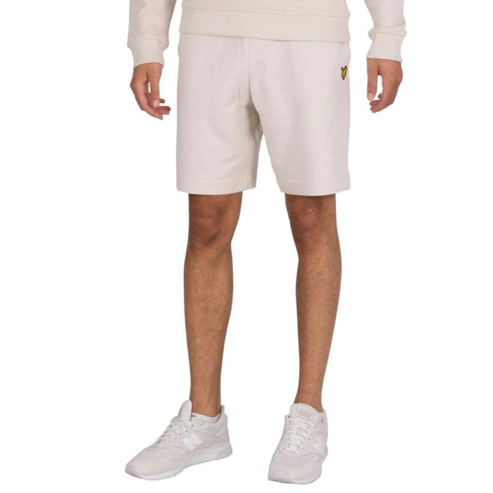 Šortky Lyle & Scott biele Sweat Short ML414VOG 626