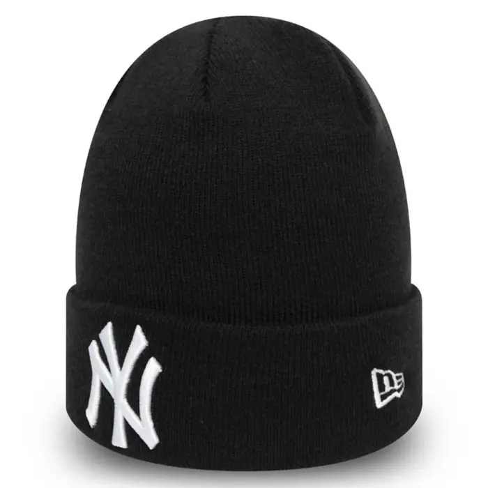 Čiapka NEW ERA čierna NEW ERA MLB essential cuff knit 12122728 BLK/WHITE