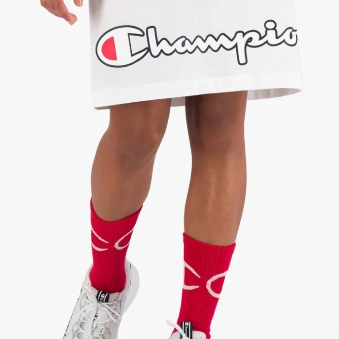 Šaty Champion biele DRESS Logo 112657 WW001 WHT