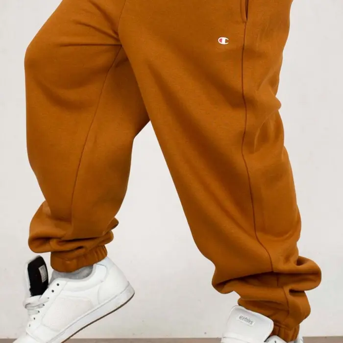 Tepláky CHAMPION hnedé M RIB CUFF PANTS 219424 MS531 RUE