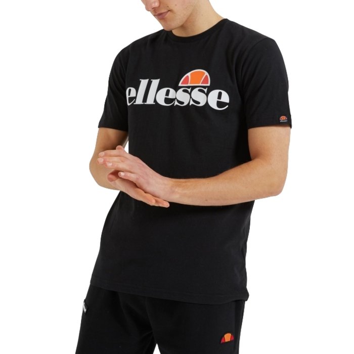 Tričko ELLESSE čierne T SHIRT SL PRADO SHC07405 011BLK