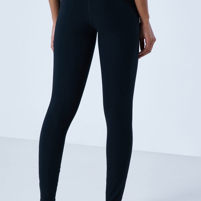 Legíny CONVERSE čierne W Wordmark Legging 10020878 A01