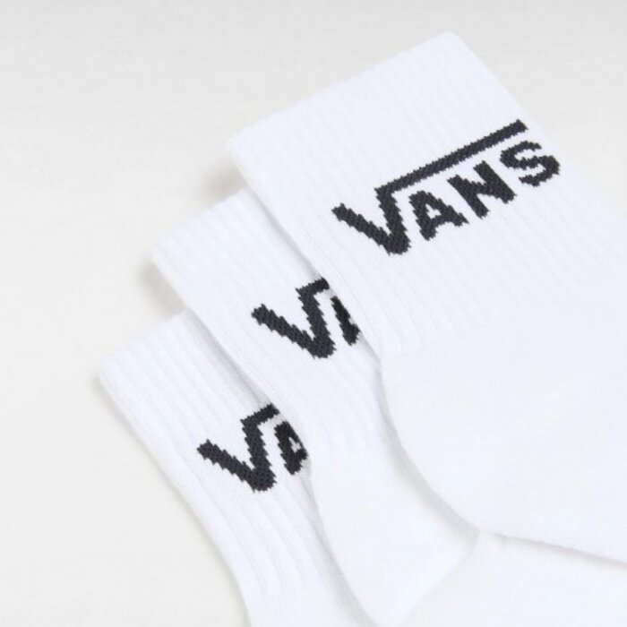 Ponožky VANS biele 3 páry MN CLASSIC Half Crew VN000BHXWHT1