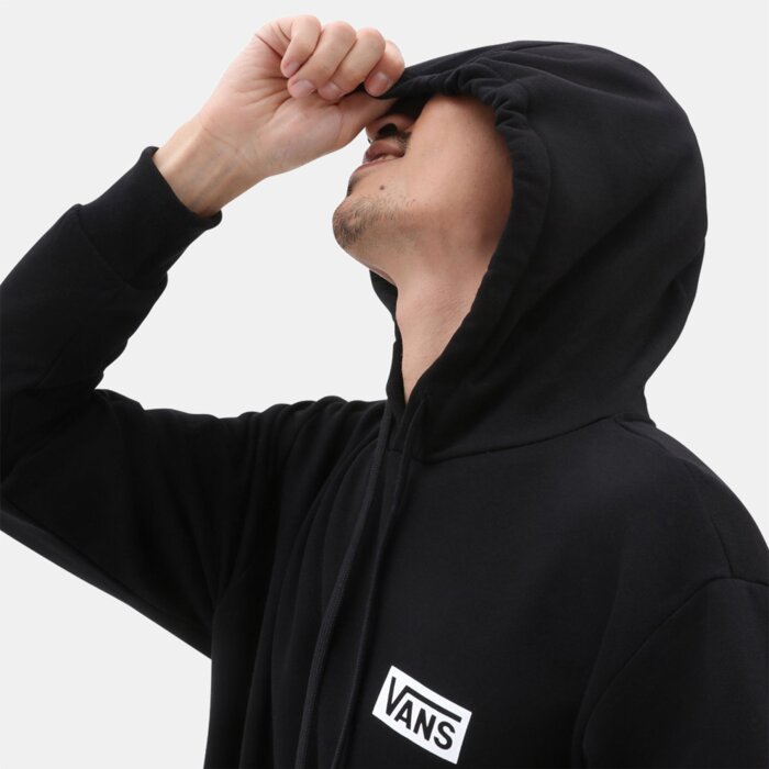 Mikina VANS čierna RELAXED FIT PO VN0007FNBLK1