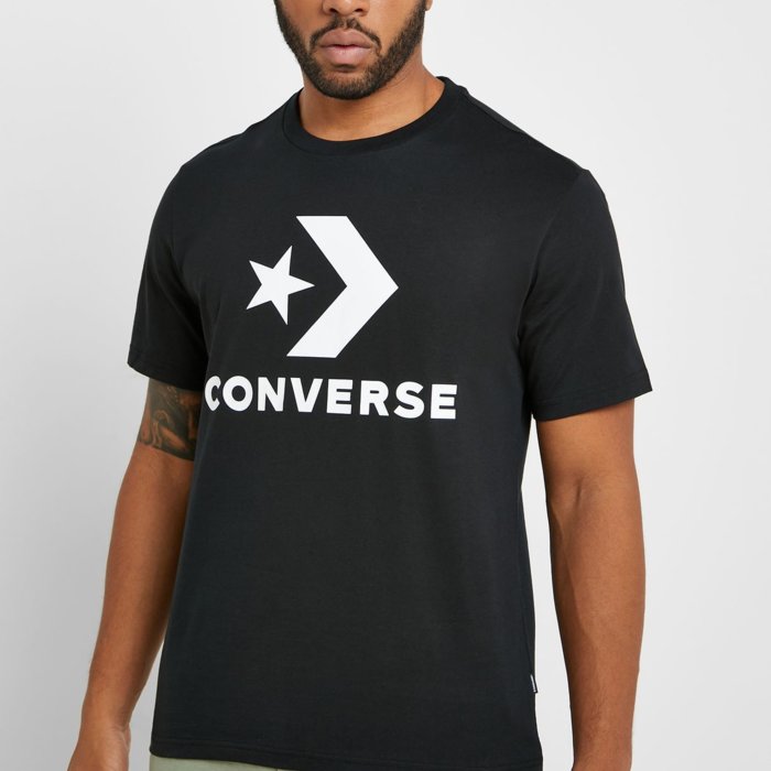 Tričko Converse čierne M STAR CHEVRON TEE 10018568 A01